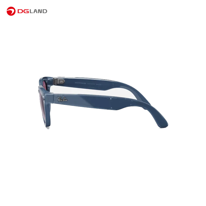 عینک هوشمند RayBan مدل Meta Headliner Shiny Jeans Transparent