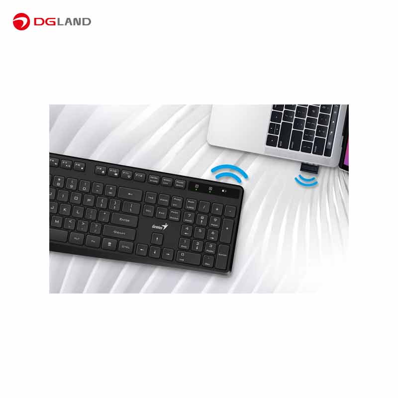 کیبورد بی سیم جنیوس مدل KB-7200