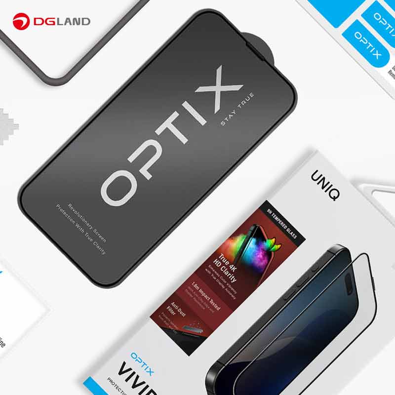 محافظ صفحه‌ نمایش یونیک مدل Optix Vivid مناسب برای iphone 16 pro