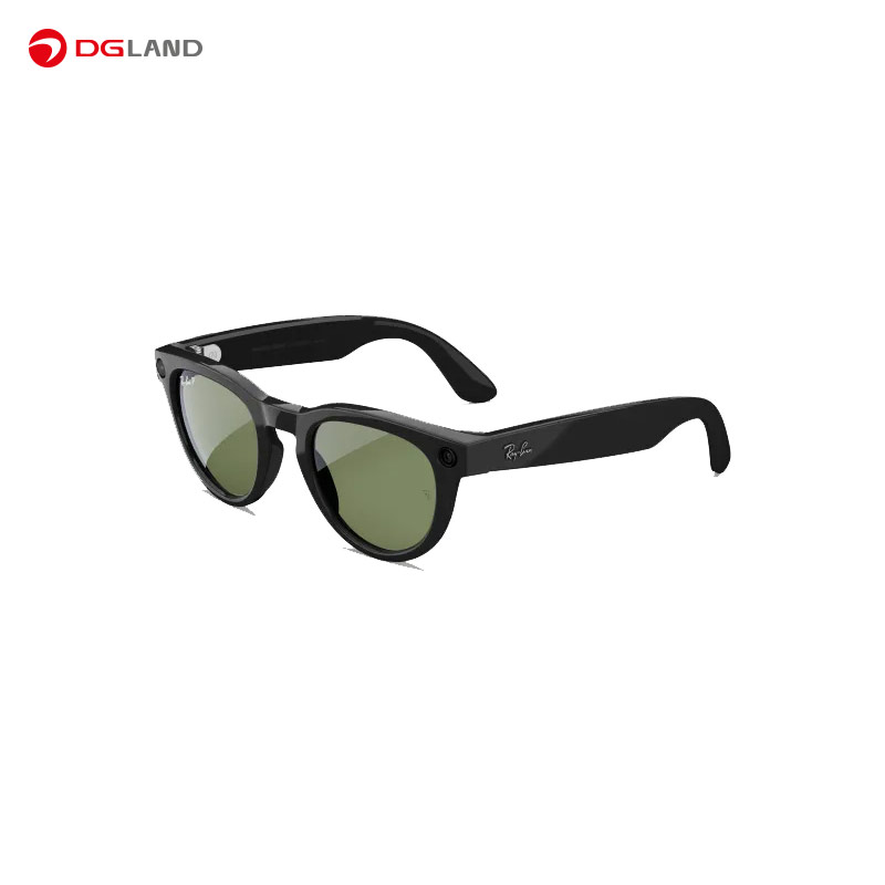 عینک هوشمند RayBan مدل  Meta Headliner Shiny Black