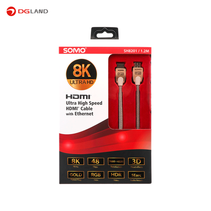 کابل HDMI سومو مدل SH8201 طول 1.2 متر