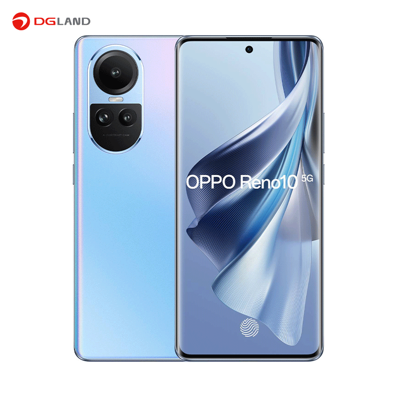 پکیج گوشی موبایل اوپو مدل Reno10 5G دو سیمکارت با ظرفیت 256 گیگابایت و رم 8 گیگابایت به همراه هندزفری بی‌ سیم ویزارو مدل Vi-Style Pro