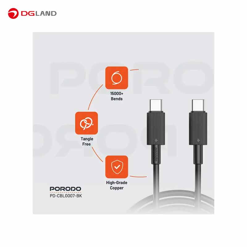 کابل تبدیل USB-C پرودو مدل CBL007 طول 3 متر