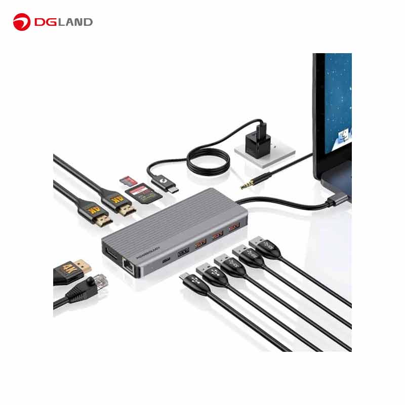 هاب 13 در 1 پاورولوژی مدل   USB-C  P131HBCGY