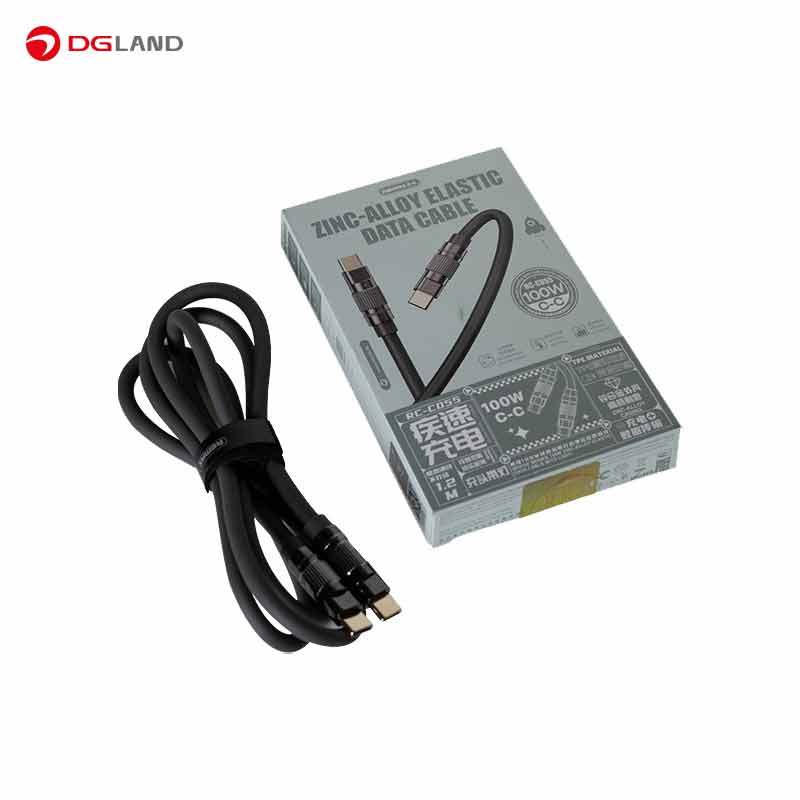 کابل شارژ  تایپ سی به تایپ سی ریمکس مدل RC-C055  طول 1.2 متر