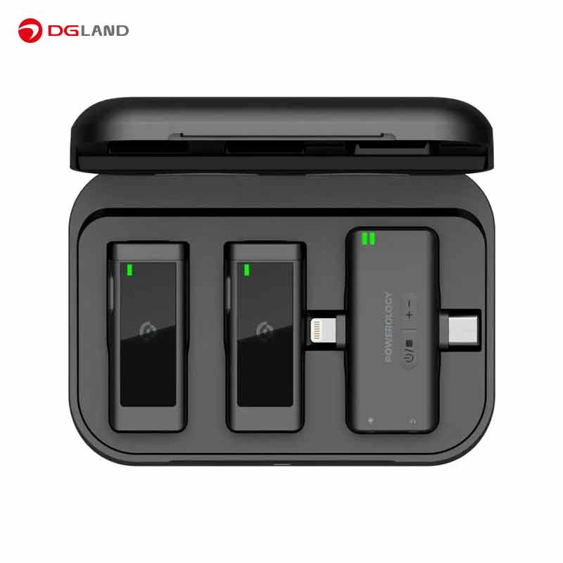 میکروفن بی سیم پاورولوژی مدل Lavalier -Duo -PWmic2