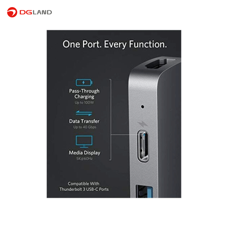 هاب 7 پورت انکر مدل 547USB-C Hub A8371