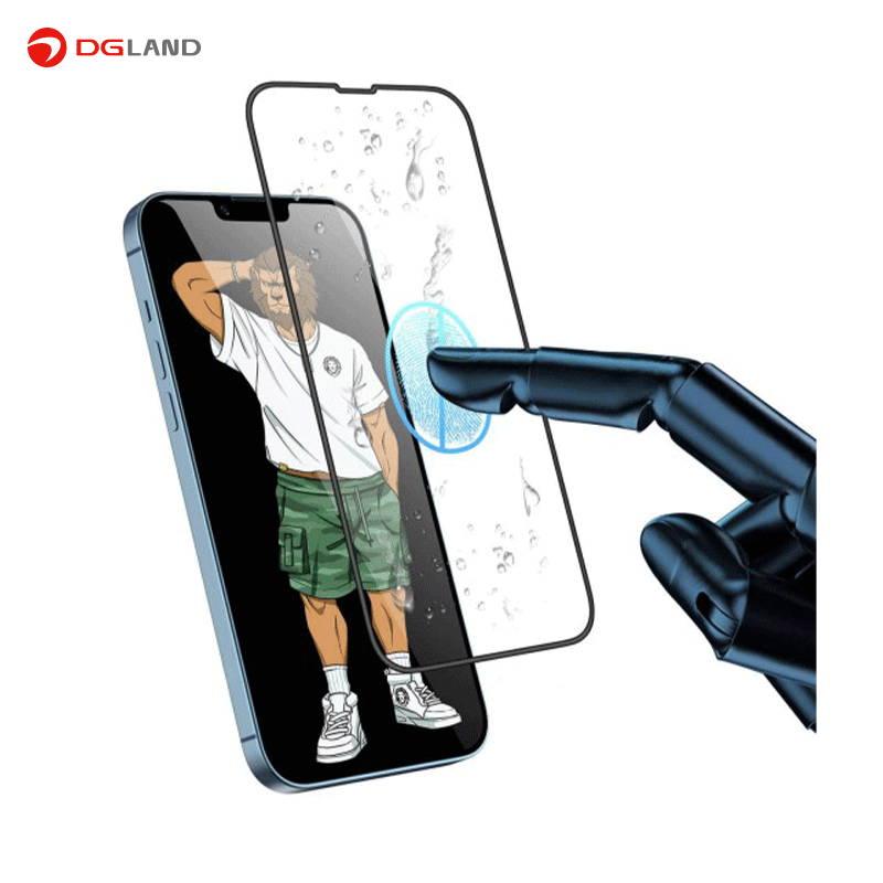 محافظ صفحه نمایش آیفون 13 و 13pro گرین مدل 3D Silicone HD