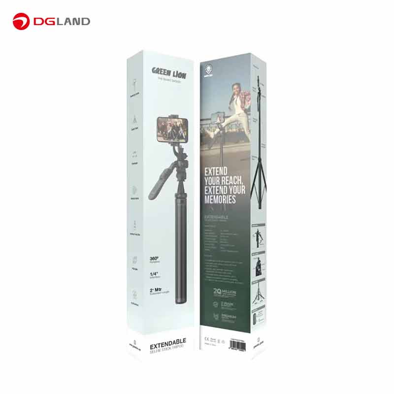  پایه نگهدانده موبایل و دوربین گرین لاین مدل Extendable Selfie Stick Tripod GL-SSK03