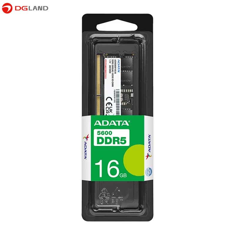 رم کامپیوتر DDR5 تک کاناله 5600 مگاهرتز CL46 ای دیتا ظرفیت 16 گیگابایت