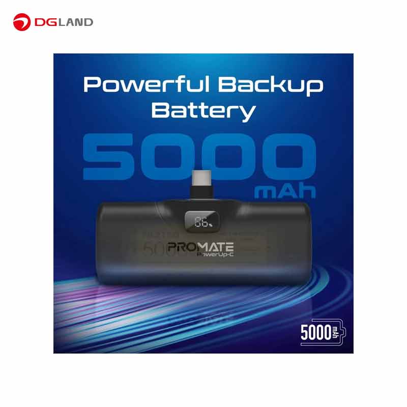 پاوربانک پرومیت مدل POWERUP-C ظرفیت 5000 میلی‌آمپرساعت 