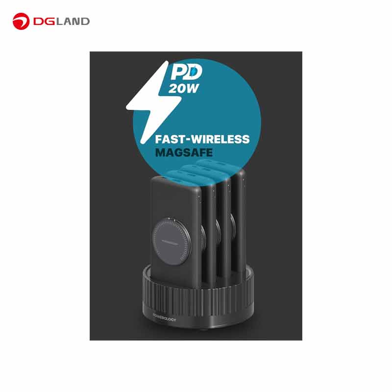 داک پاوربانک 4in1 پاورولوژی مدل  PD 100W QC ظرفیت 10000 میلی آمپر ساعت 