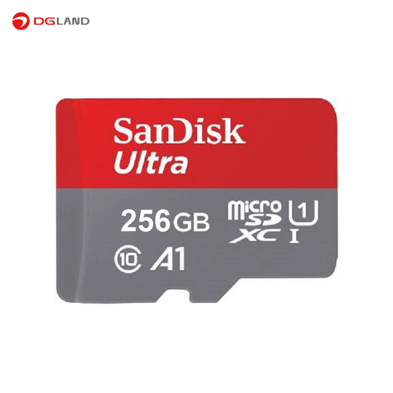 کارت حافظه microSDXC سن دیسک مدل Ultra A1 کلاس 10 استاندارد UHS-I سرعت 120MBps ظرفیت 256 گیگابایت