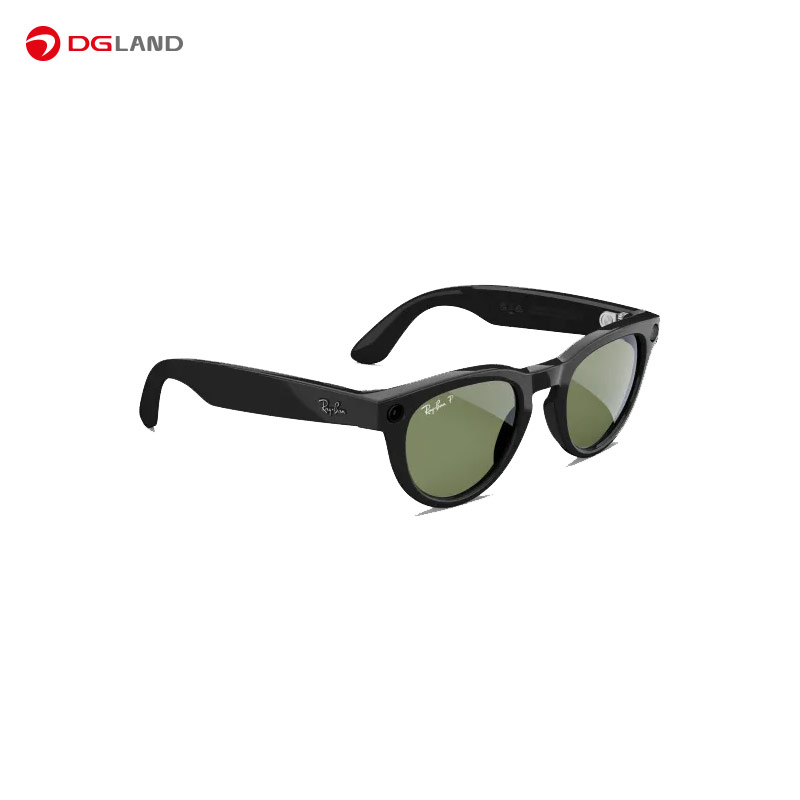 عینک هوشمند RayBan مدل  Meta Headliner Shiny Black