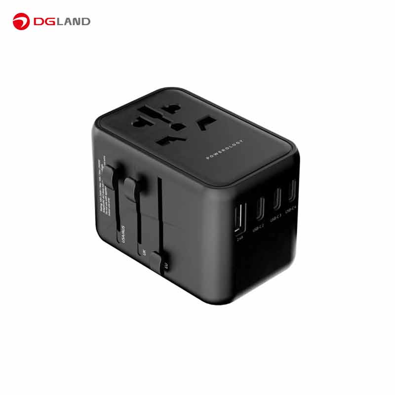 شارژر دیواری 65 وات پاورولوژی مدل P65W4PD-GY