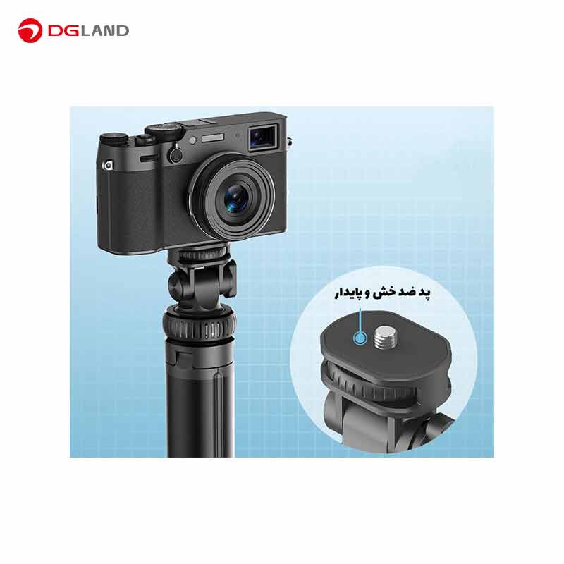  پایه نگهدانده موبایل و دوربین گرین لاین مدل Extendable Selfie Stick Tripod GL-SSK03