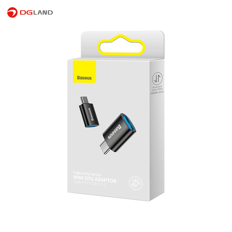 مبدل یو اس بی به تایپ سی باسئوس مدل Ingenuity Series Mini OTG Adaptor ZJJQ000001