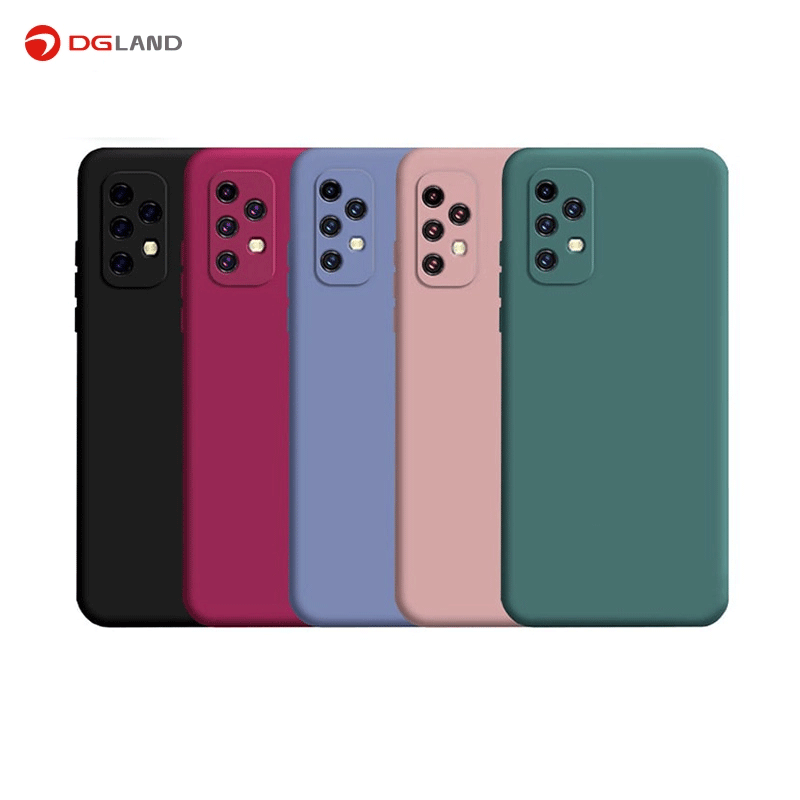 کاور سیلیکونی محافظ لنز دار مناسب برای گوشی موبایل سامسونگ Galaxy A32 5G  