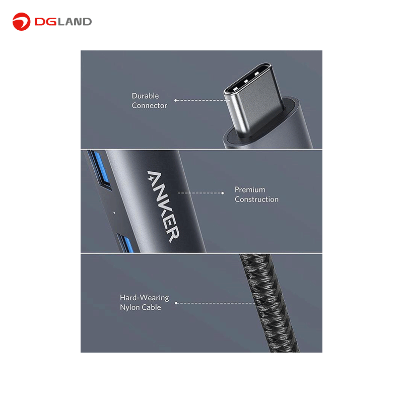 هاب 5 پورت انکر مدل 5-in-1 A8338