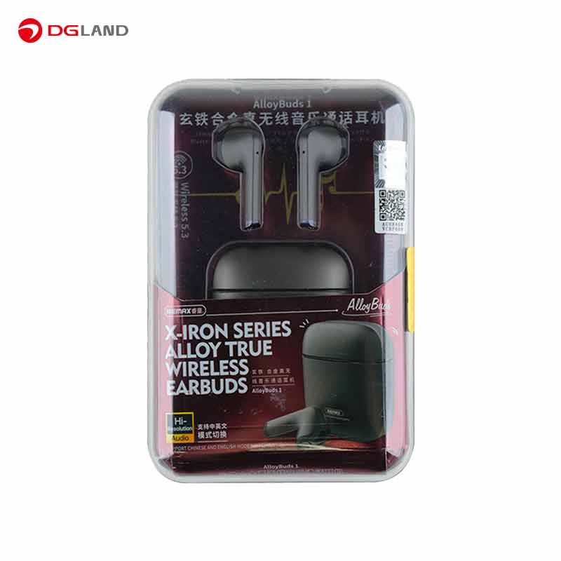 هدفون بلوتوثی ریمکس مدل Alloybuds 1 X-iron