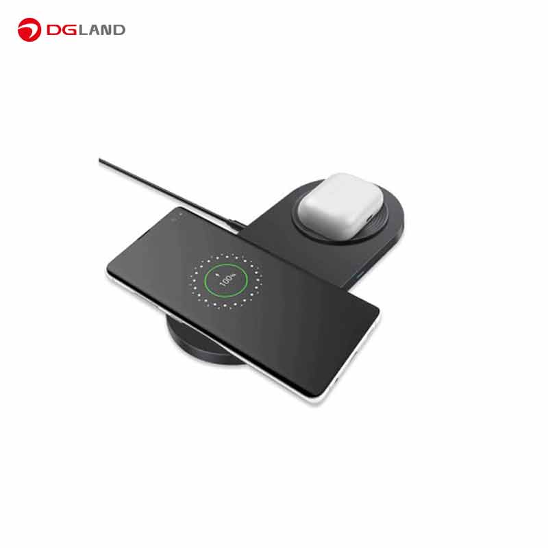 شارژر وایرلس 15 وات پاورولوژی مدل PowerPad Dual 