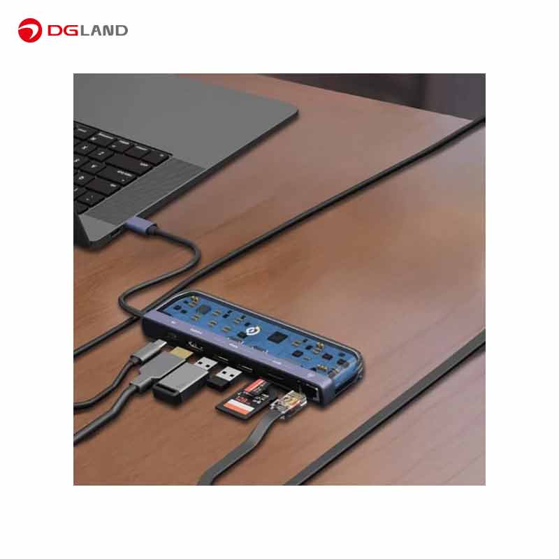 هاب 7 در 1 پاورولوژی مدل  Multi Hub Crystalline P71USHTP