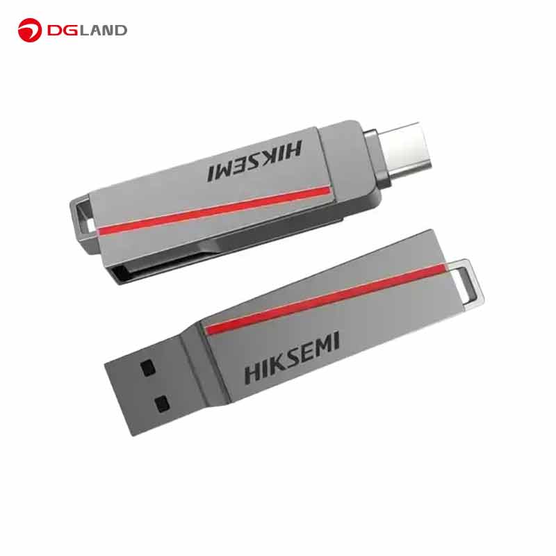 فلش مموری هایک سمی مدل  DUAL SLIM  ظرفیت 64 گیگابایت