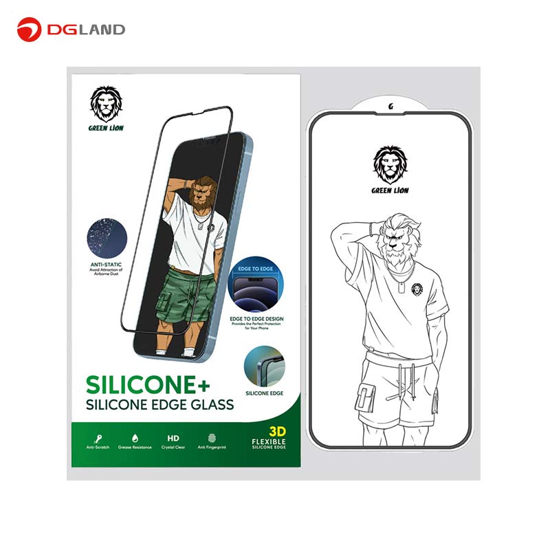 محافظ صفحه نمایش گرین مدل Silicone-Plus مناسب برای گوشی موبایل اپل iPhone 13 Pro Max