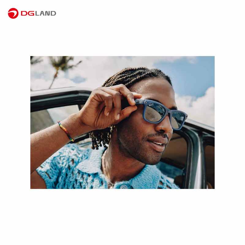 عینک هوشمند RayBan مدل Meta Wayfarer Matte Jeans Transparent