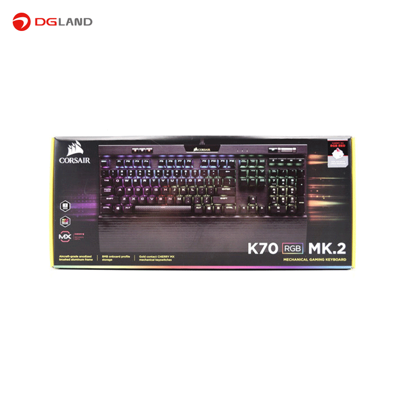 کیبورد مخصوص بازی کورسیر مدل K70 RGB MK.2 RAPIDFIRE
