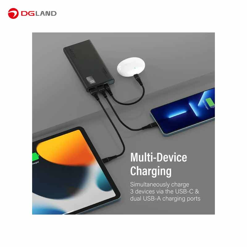 پاوربانک پرومیت مدل BOLT-10PRO ظرفیت 10000 میلی آمپر ساعت