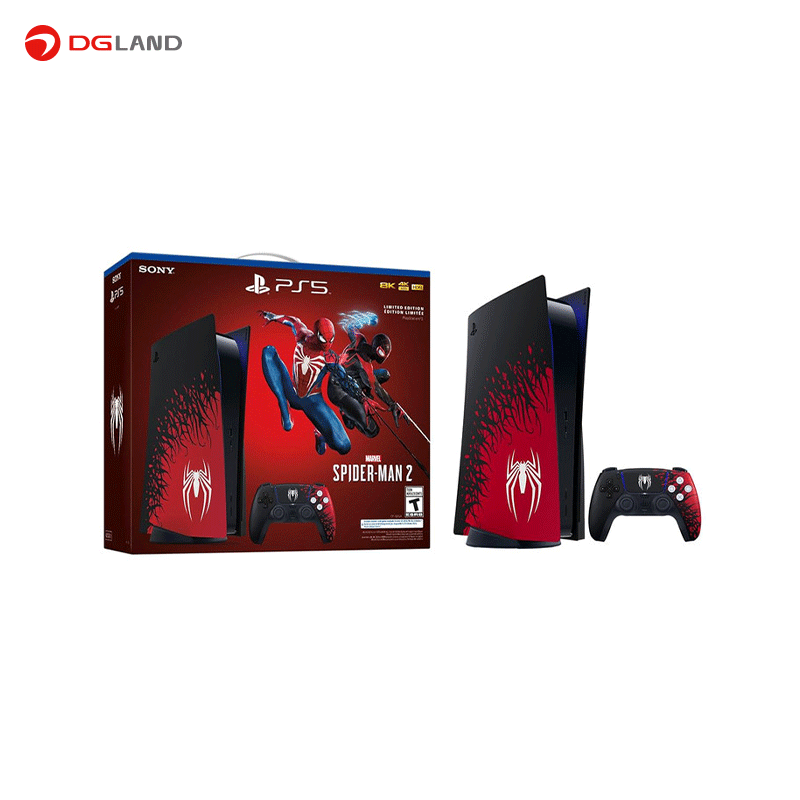 کنسول بازی سونی مدل PlayStation 5 Marvels Spider-Man 2 Limited Edition ظرفیت 825 گیگابایت