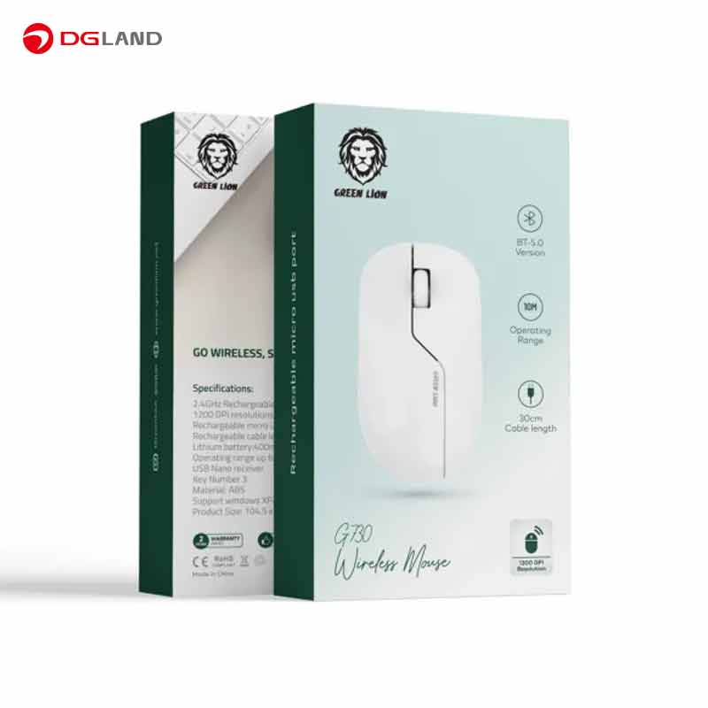 ماوس بی‌سیم گرین لاین مدل G730 -GNREWIRMUSE