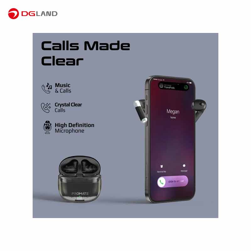 هندزفری بلوتوثی پرومیت مدل TRANSPODS