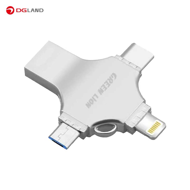 فلش مموری گرین لاین مدل GN4IN1USB256SL ظرفیت 256 گیگابایت