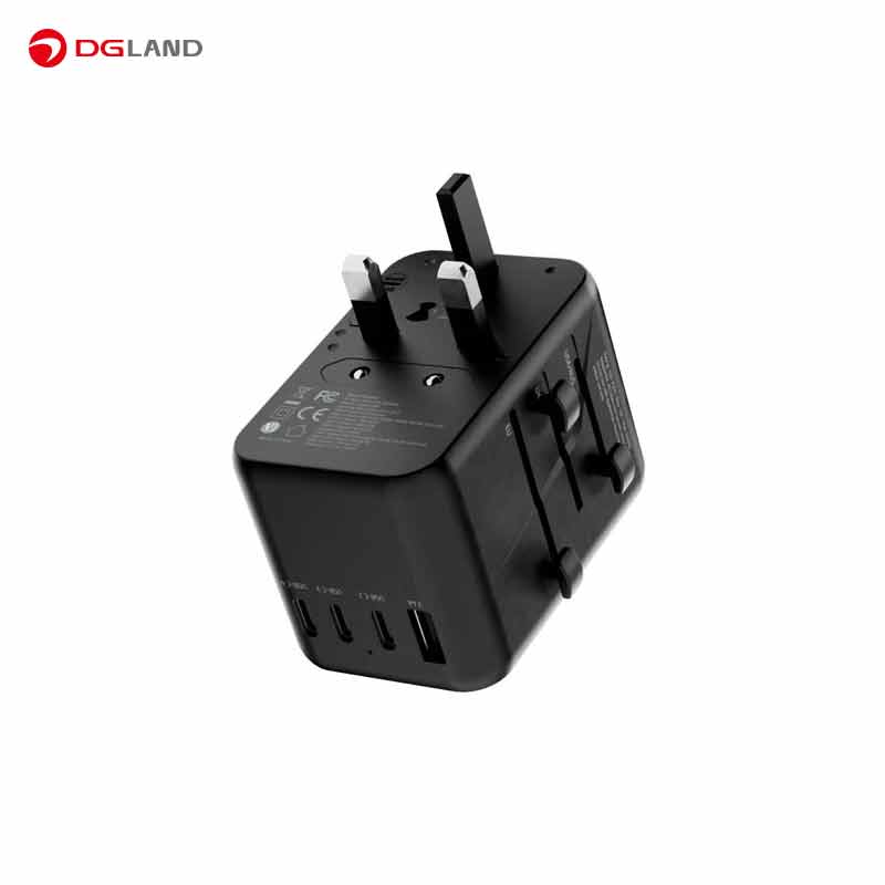 شارژر دیواری 65 وات پاورولوژی مدل P65W4PD-GY
