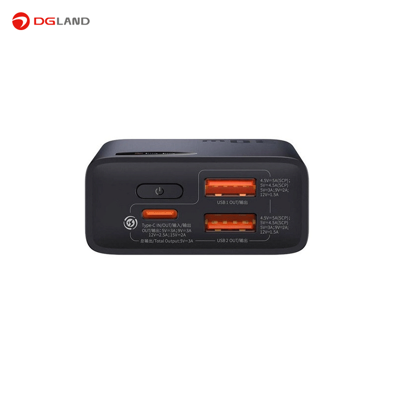 شارژر همراه باسئوس مدل PPAD040101-30w ظرفیت 10000 میلی‌ آمپر ساعت