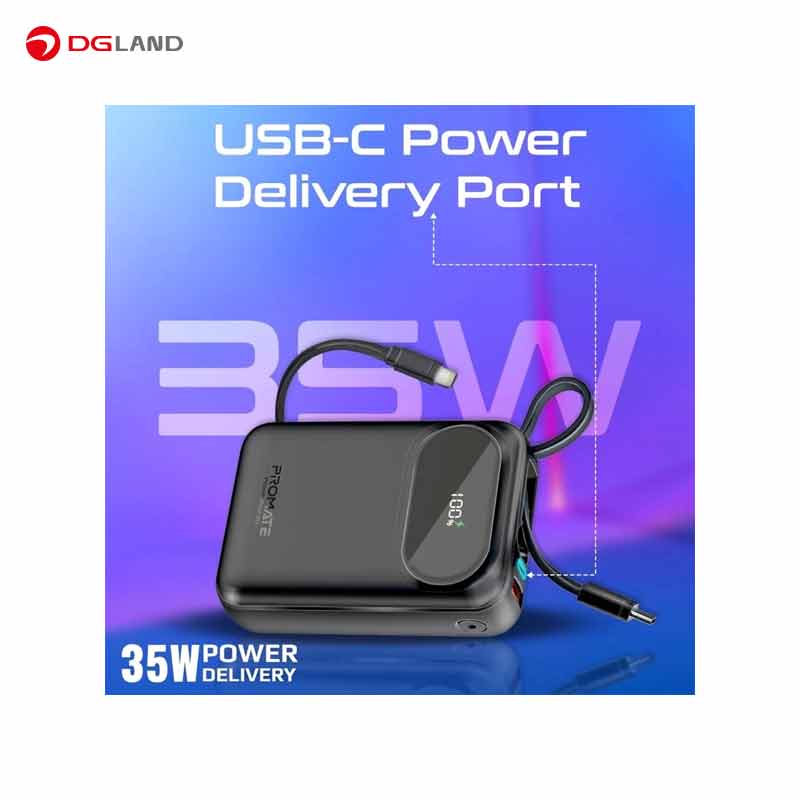 پاوربانک پرومیت مدل POWERPOD-20 ظرفیت 20000 میلی‌آمپرساعت