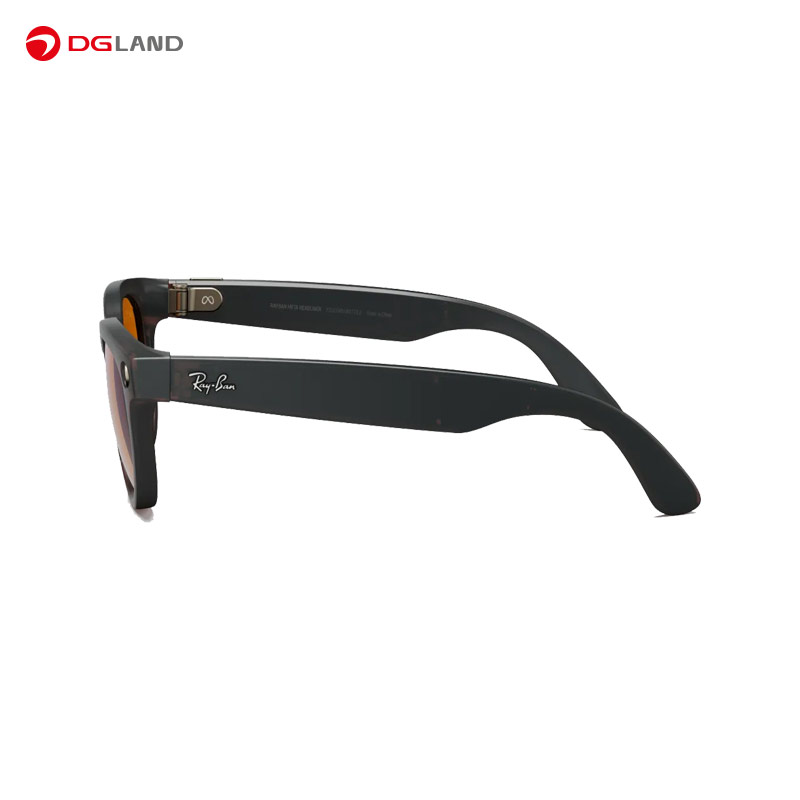 عینک هوشمند RayBan مدل Meta  Headliner Matte Rebel Black 