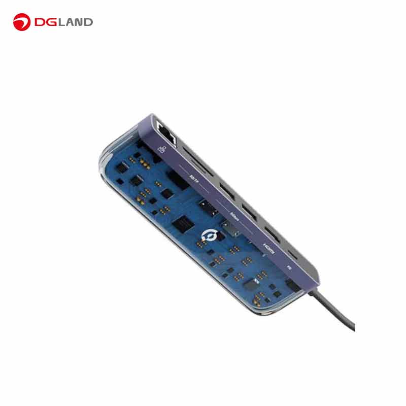 هاب 7 در 1 پاورولوژی مدل  Multi Hub Crystalline P71USHTP