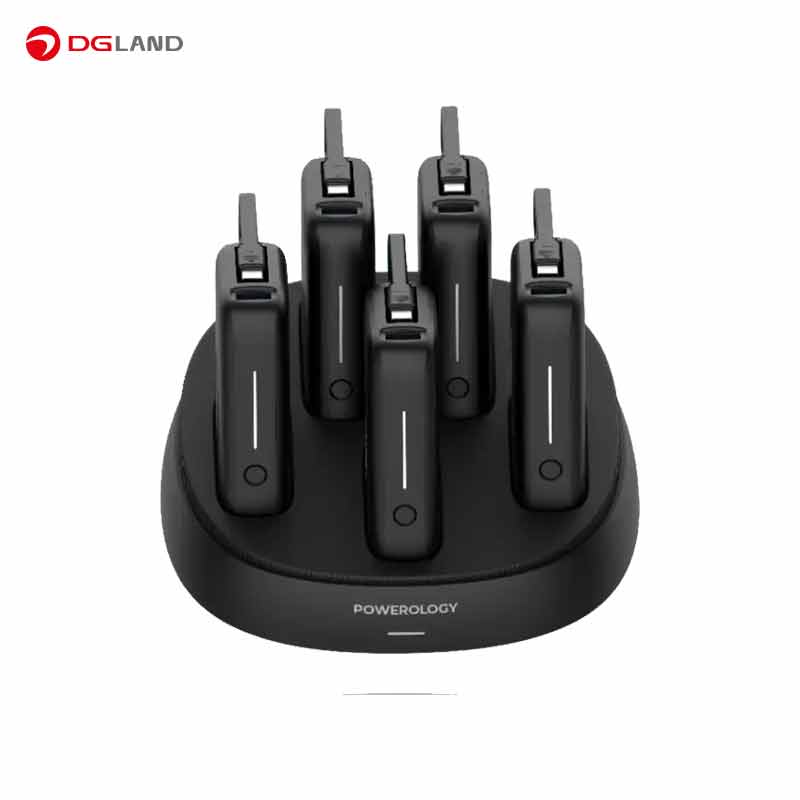 داک پاوربانک پاورولوژی مدل   Station x5 ظرفیت 10000 میلی آمپر ساعت