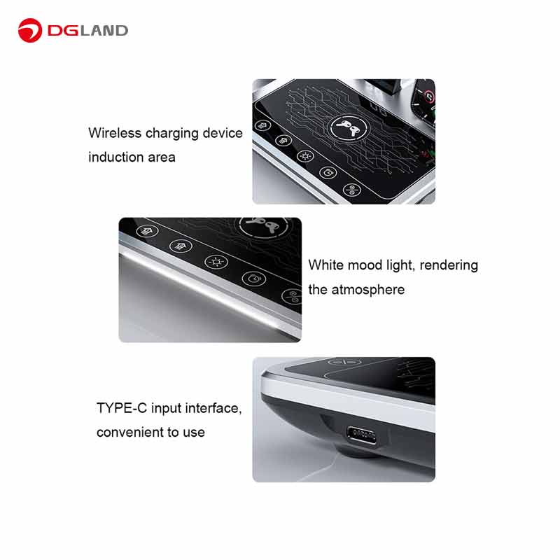 شارژر رومیزی گرین لاین مدل Wireless-Ch station 4 in 1