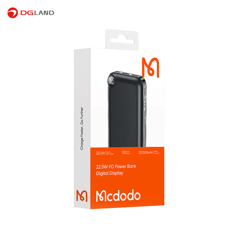 شارژر همراه مک دودو مدل MC-7161 ظرفیت 20000 میلی آمپر ساعت