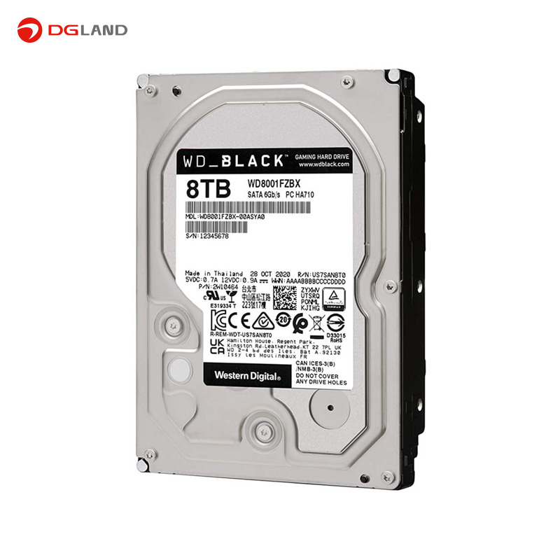 هارددیسک اینترنال وسترن دیجیتال مدل Black ظرفیت 8 ترابایت