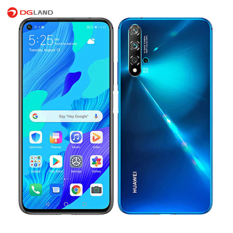 گوشی موبایل هوآوی مدل Nova 5T دو سیم‌ کارت ظرفیت 256 گیگابایت و رم 8 گیگابایت