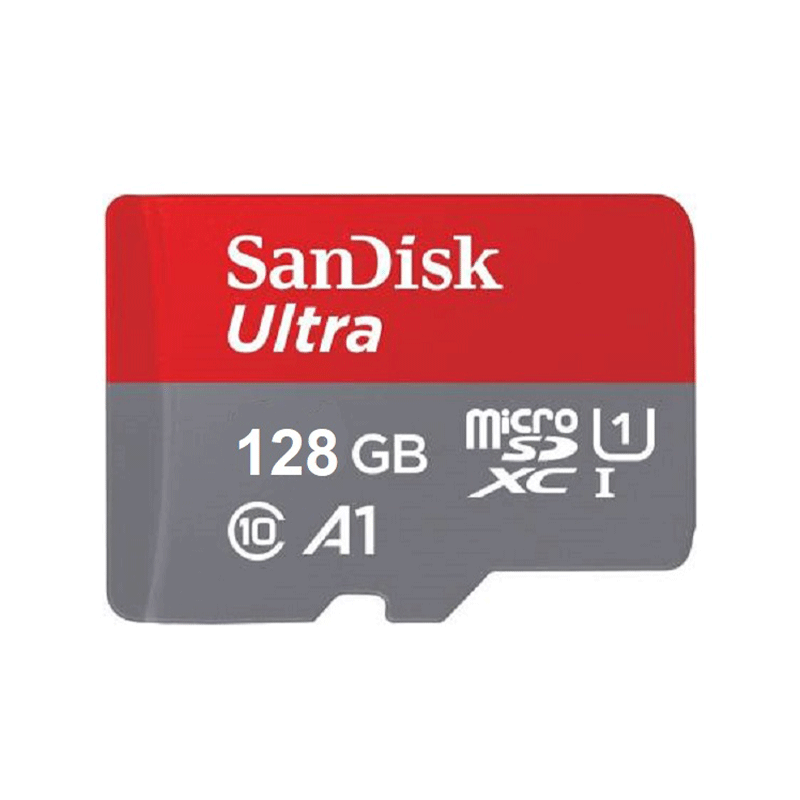 کارت حافظه microSDXC سن دیسک مدل Ultra A1 کلاس 10 استاندارد UHS-I سرعت 120MBps ظرفیت 128 گیگابایت