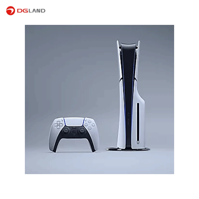 کنسول بازی سونی مدل Playstation 5 Slim Standard Drive ظرفیت 1 ترابایت سری 2016 - اروپا به همراه دسته اضافه سفید