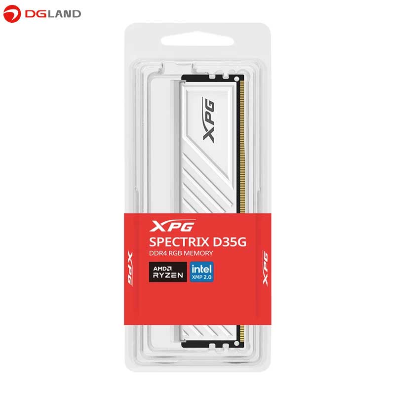 رم کامپیوتر DDR4 تک کاناله 3600 مگاهرتز CL18 ایکس پی جی مدل Spectrix D35G ظرفیت 16 گیگابایت