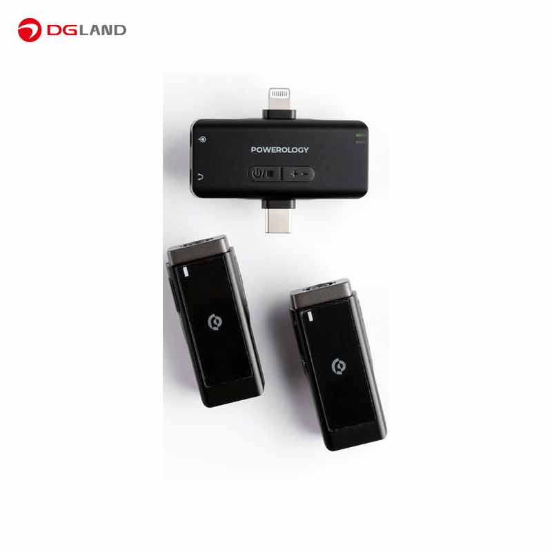 میکروفن بی سیم پاورولوژی مدل Lavalier -Duo -PWmic2