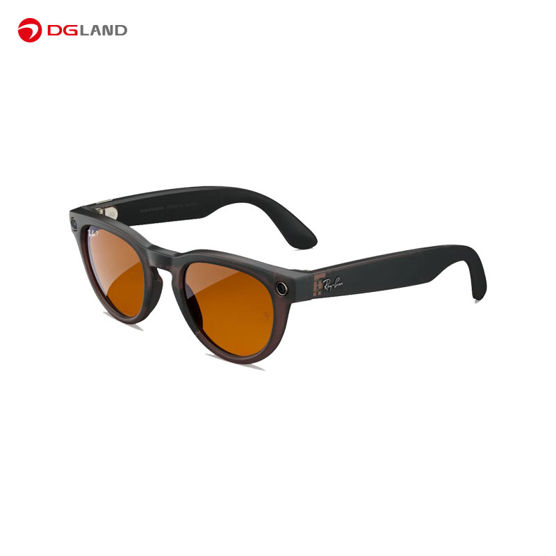 عینک هوشمند RayBan مدل Meta  Headliner Matte Rebel Black 